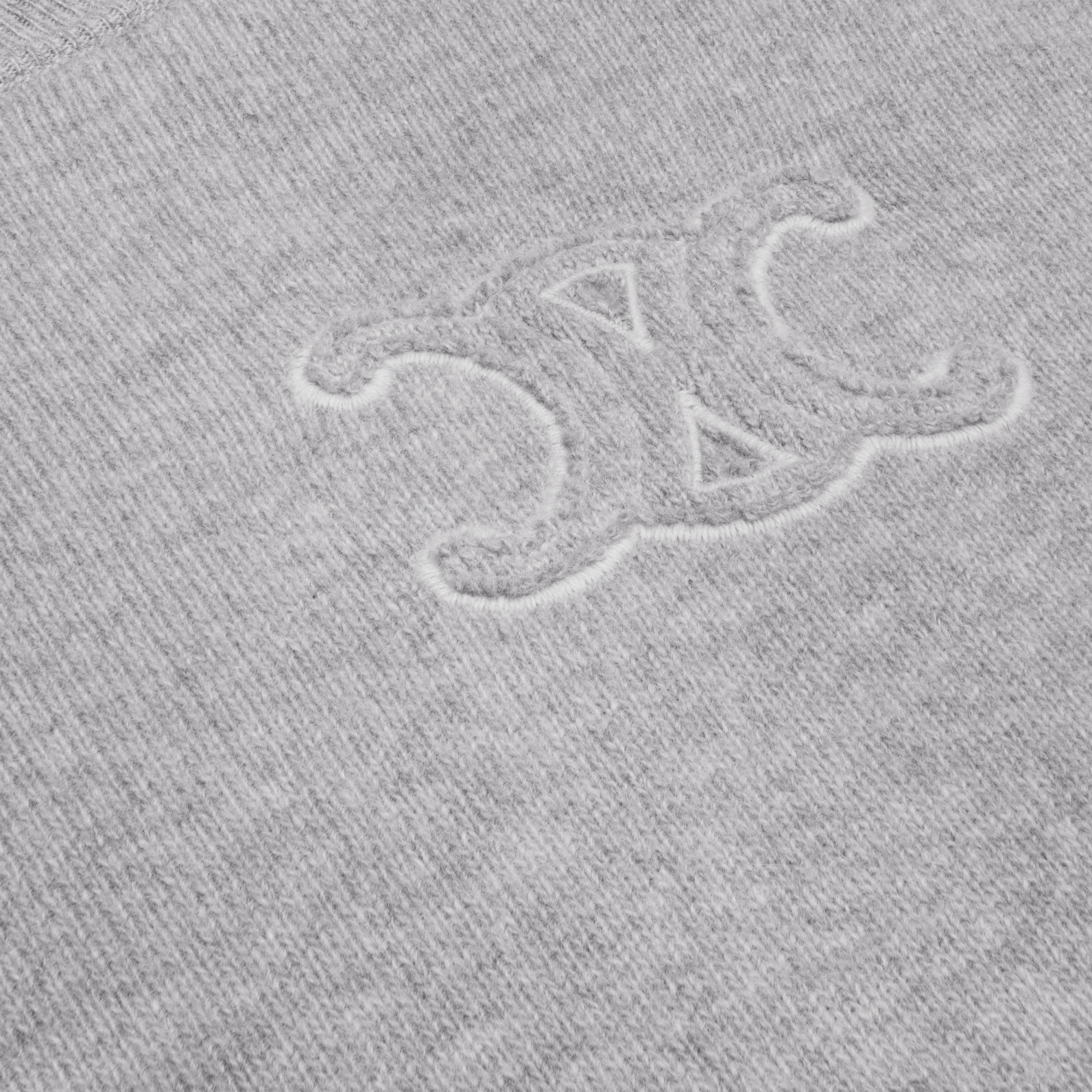 CELINE TRIOMPHE CREW NECK SWEATER IN WOOL AND CASHMERE
