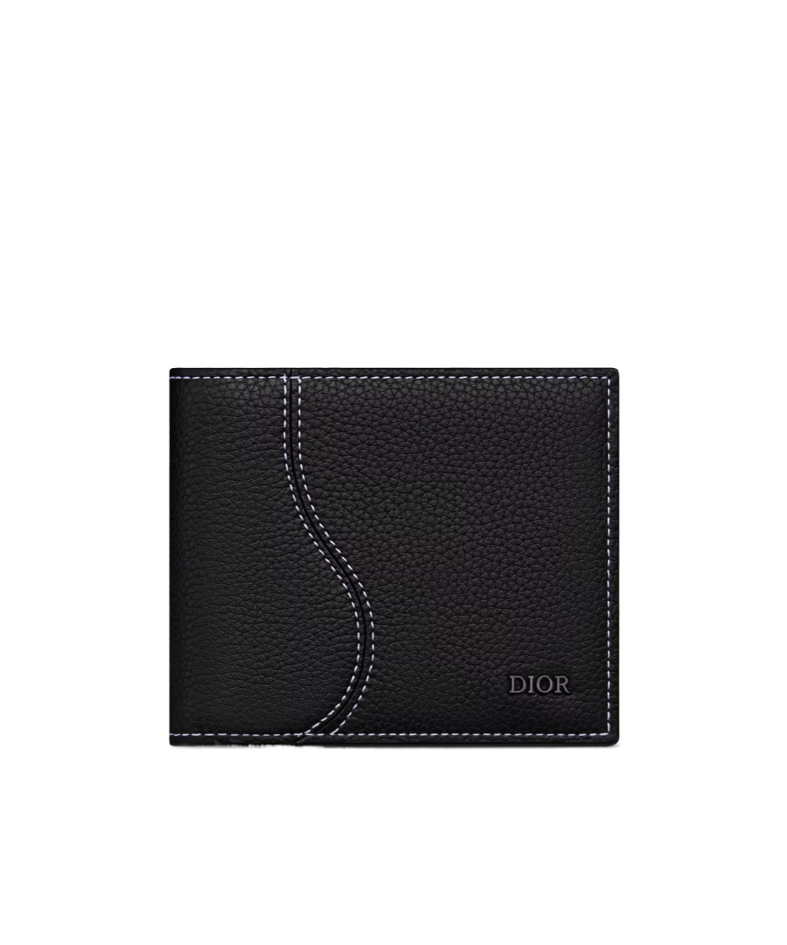 Dior Saddle Compact Purse In Black