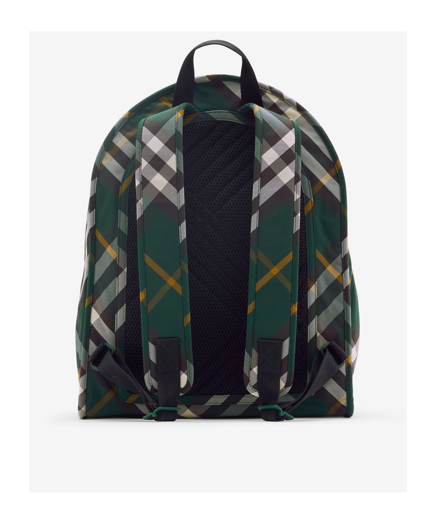 Burberry Men Printed Nylon Shield Backpack In Black