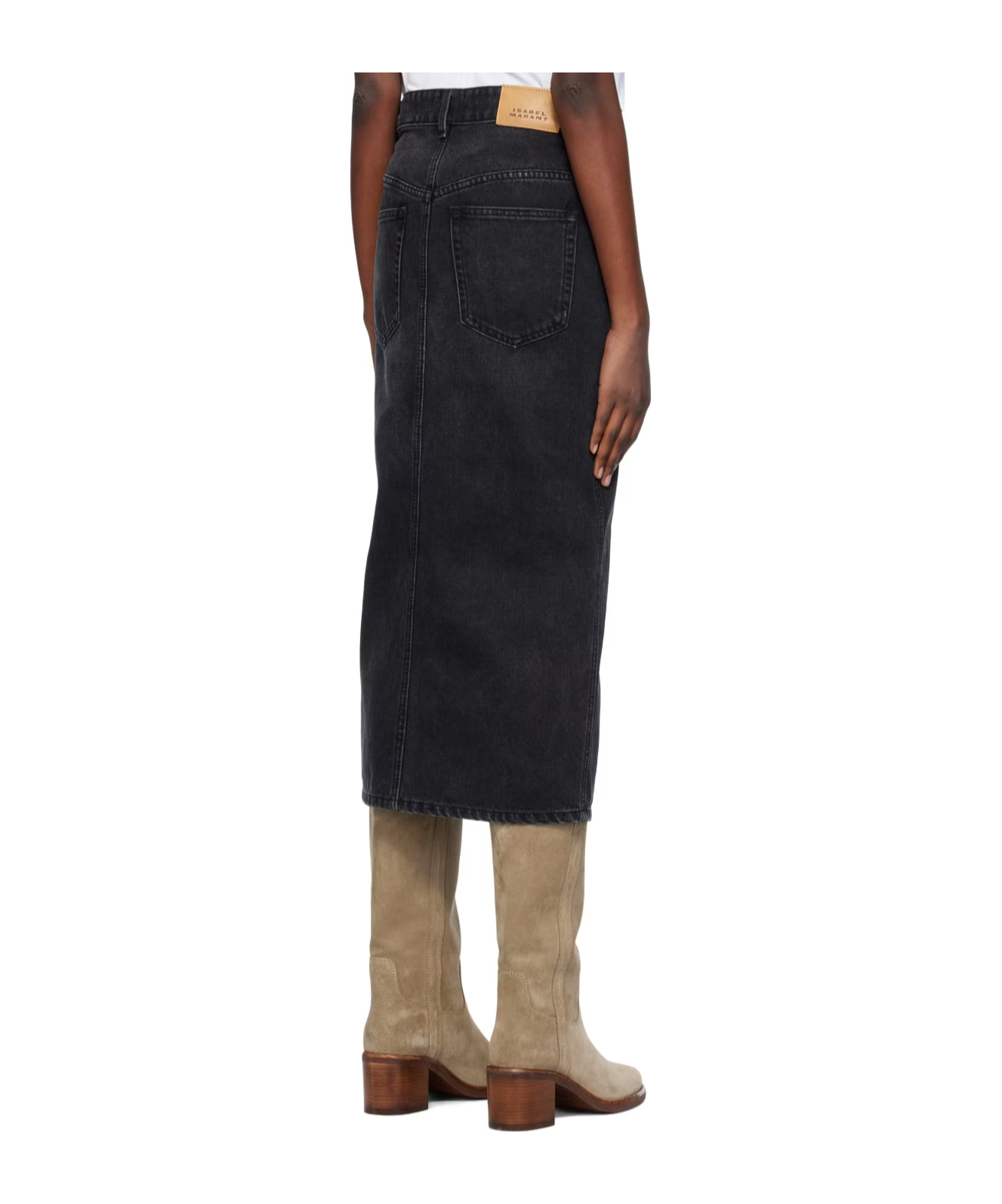 ISABEL MARANT JULICIA DENIM SKIRT