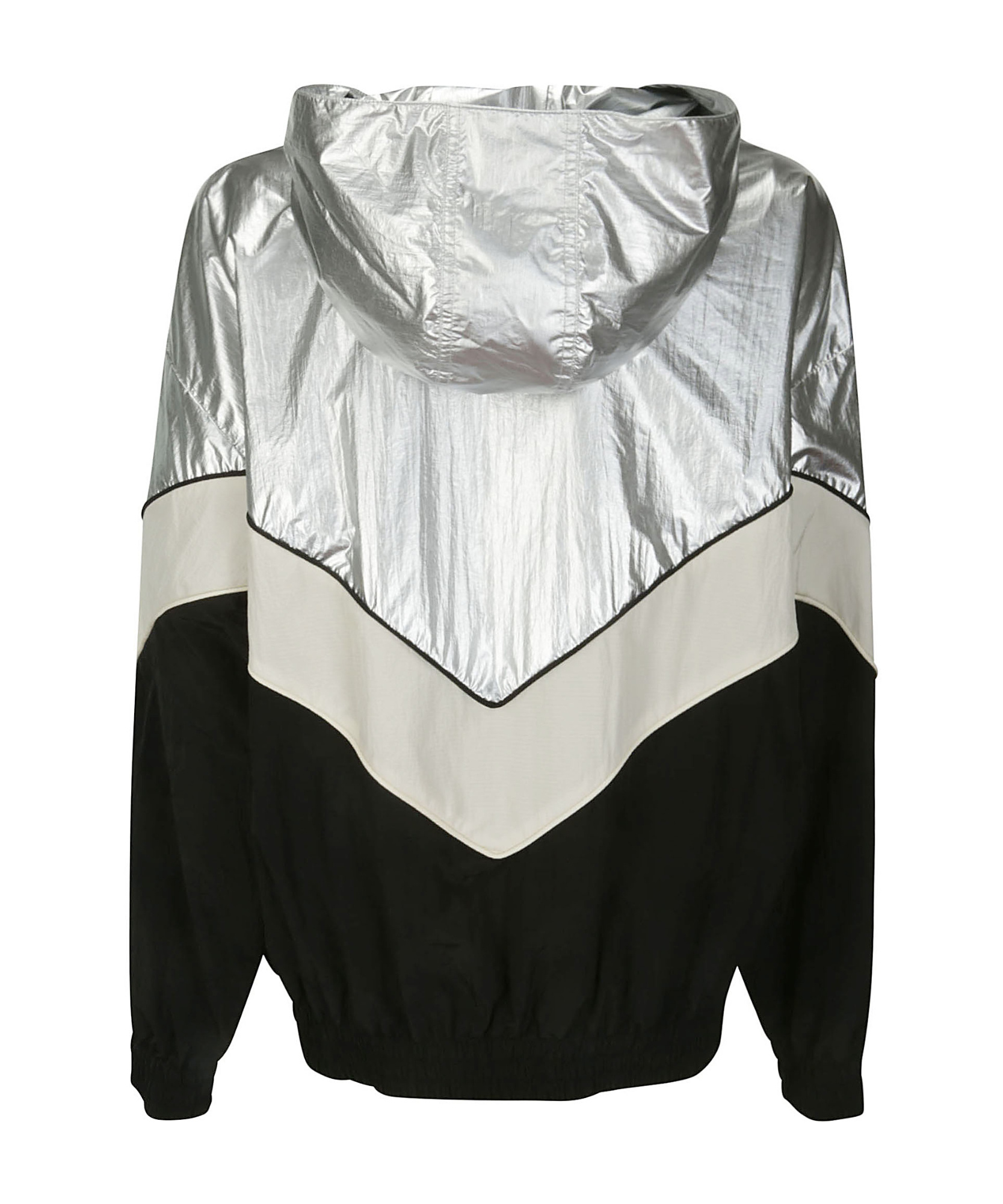 Golden Goose Letizia Hooded Windbreaker Jacket In Black