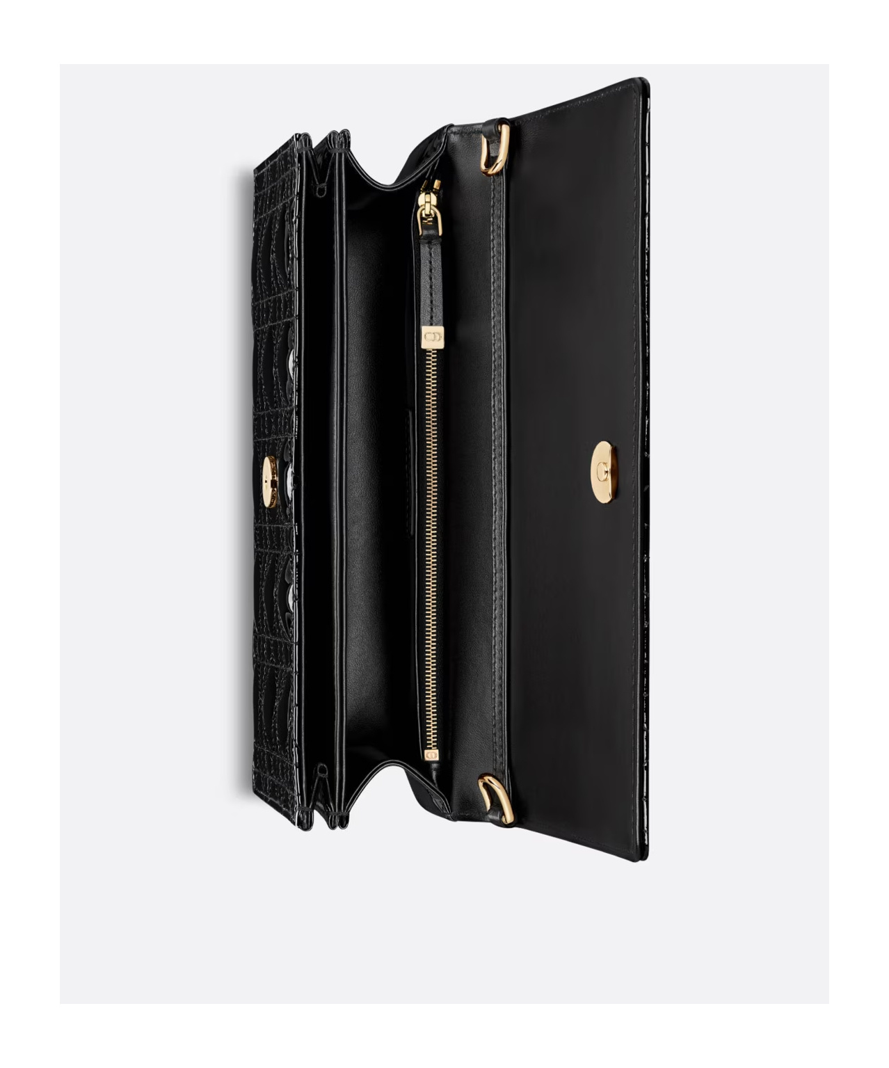 Dior Logo Shoulder Bag In Black