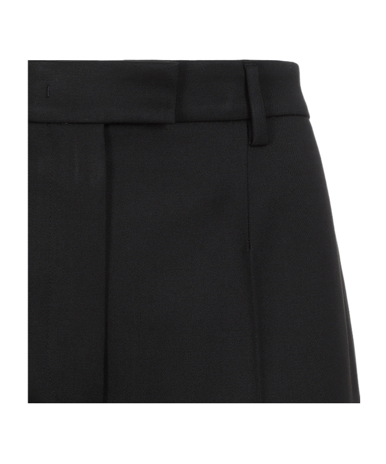 Prada Belt-loop Casual Pants In Black