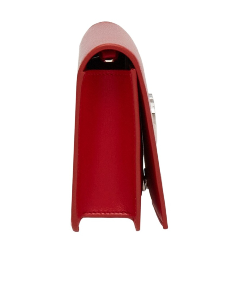 Ferragamo Double Gancini Mini-bag In Red