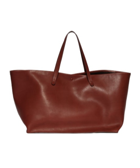 The Row Xl Idaho Logo Tote In Brown