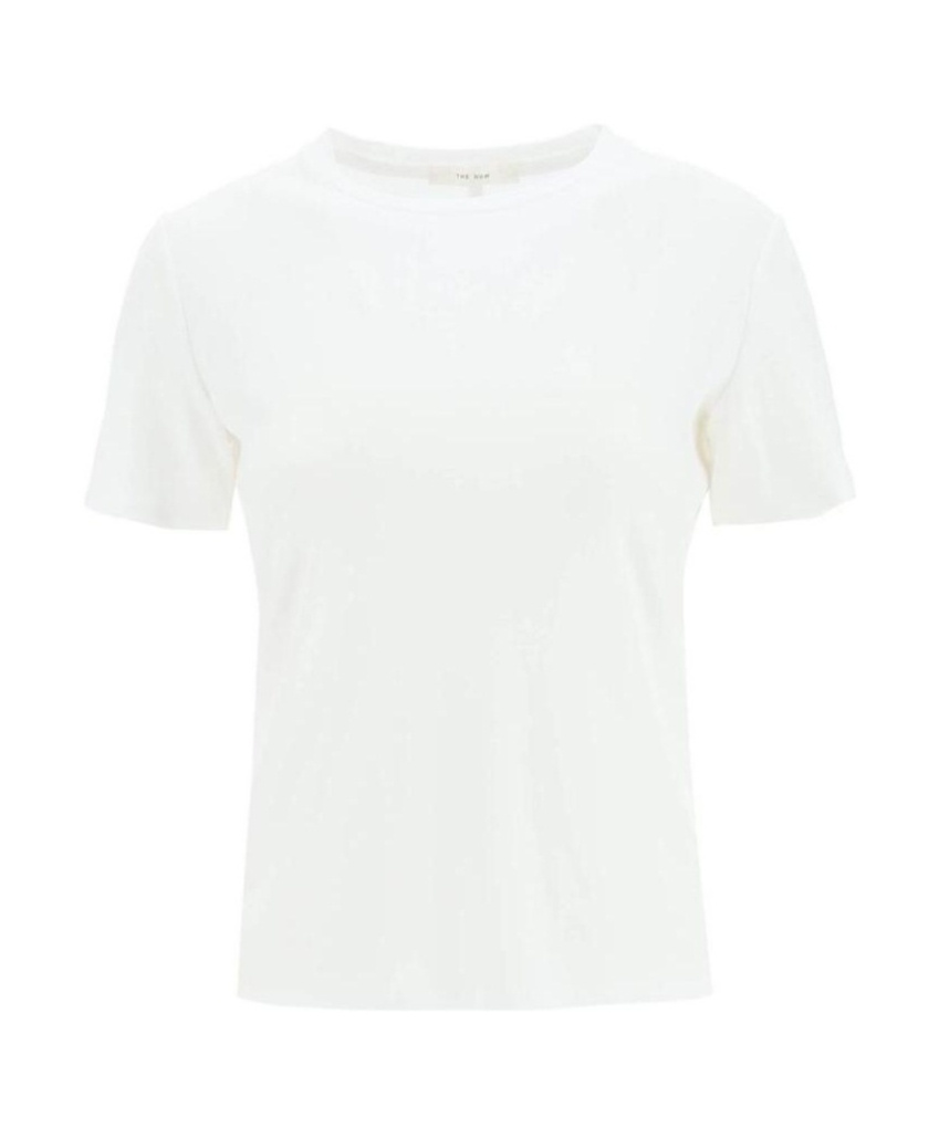 The Row Ivory Cotton Oversize T-shirt In White