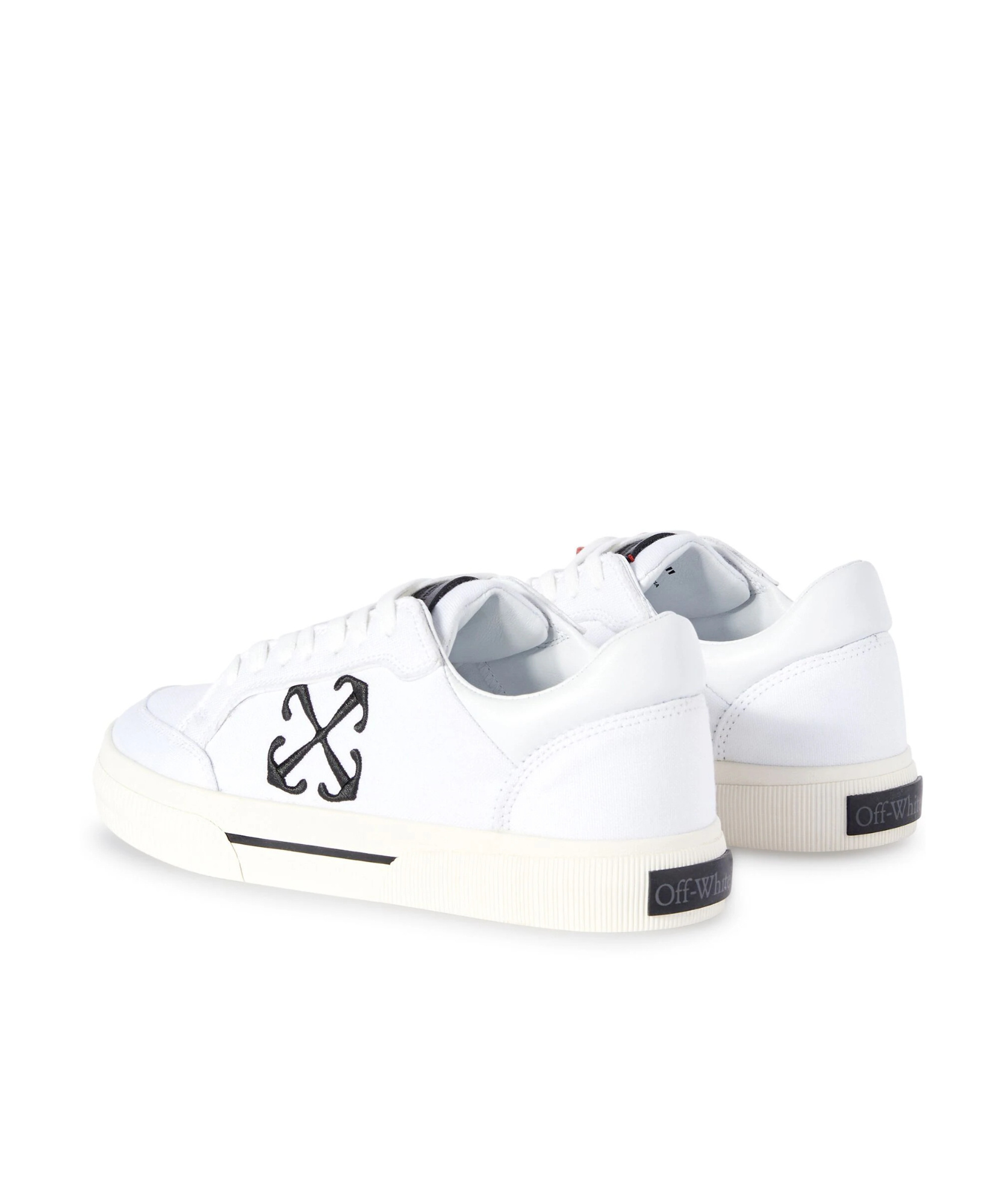 Off-white Low Canvas Vulcanized Sneakers In White