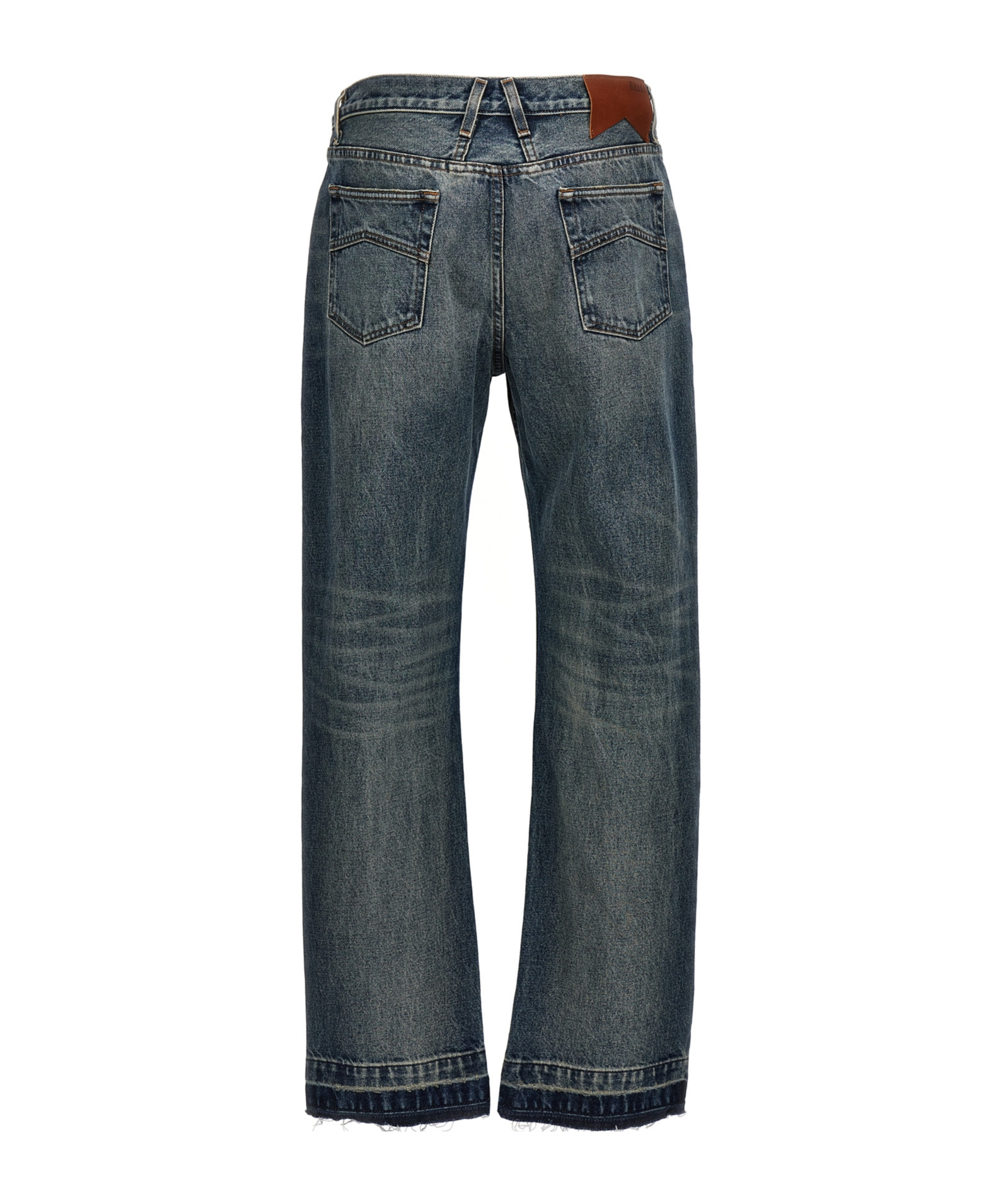 Rhude Beach Bum Loose-fit Jeans In Black