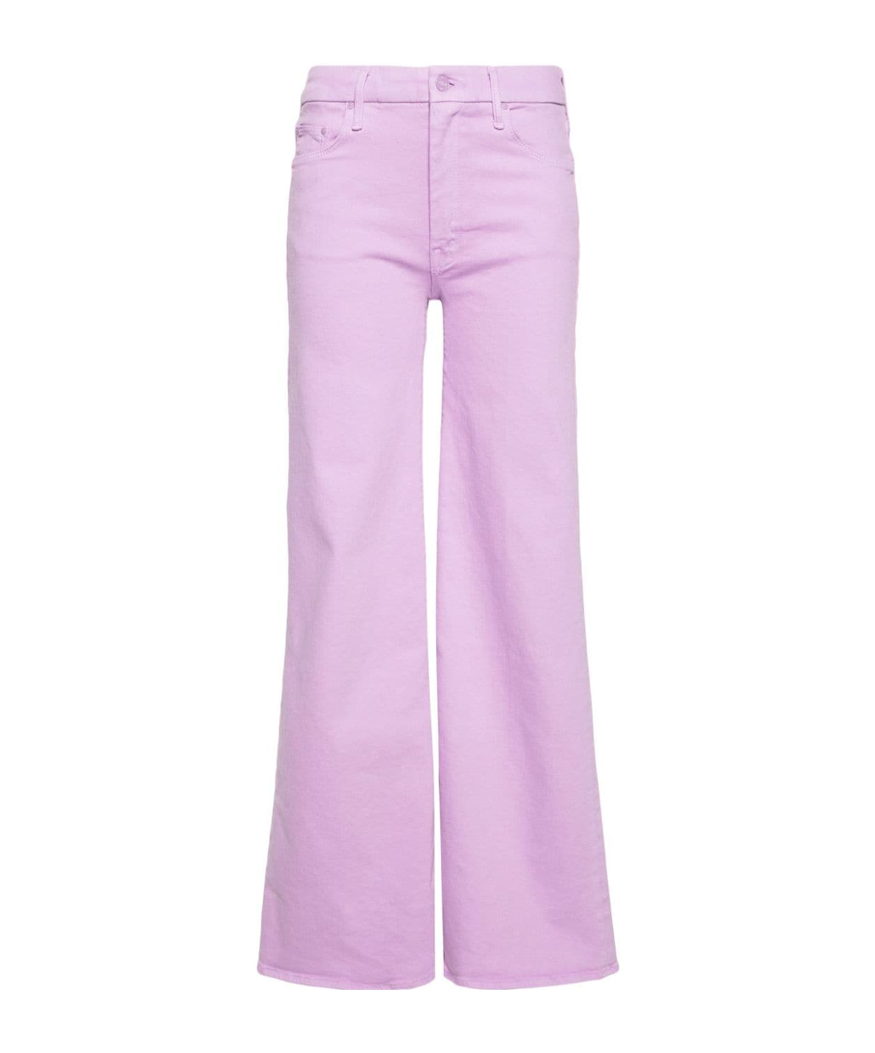 Mother The Roller Sneak Flared Jeans In Purple