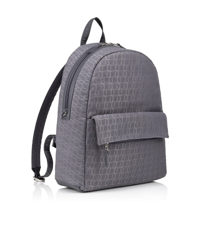 Christian Louboutin Pattern Backpack In Gray