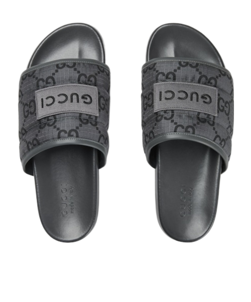 GUCCI GG DAMIER PADDED SLIDES
