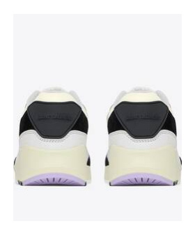 Saint Laurent Bump Low-top Sneakers In White