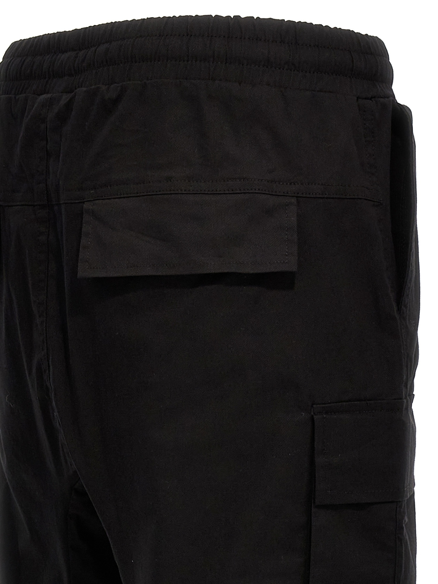 Thom Krom Mid-rise Flared Cargo Trousers In Black