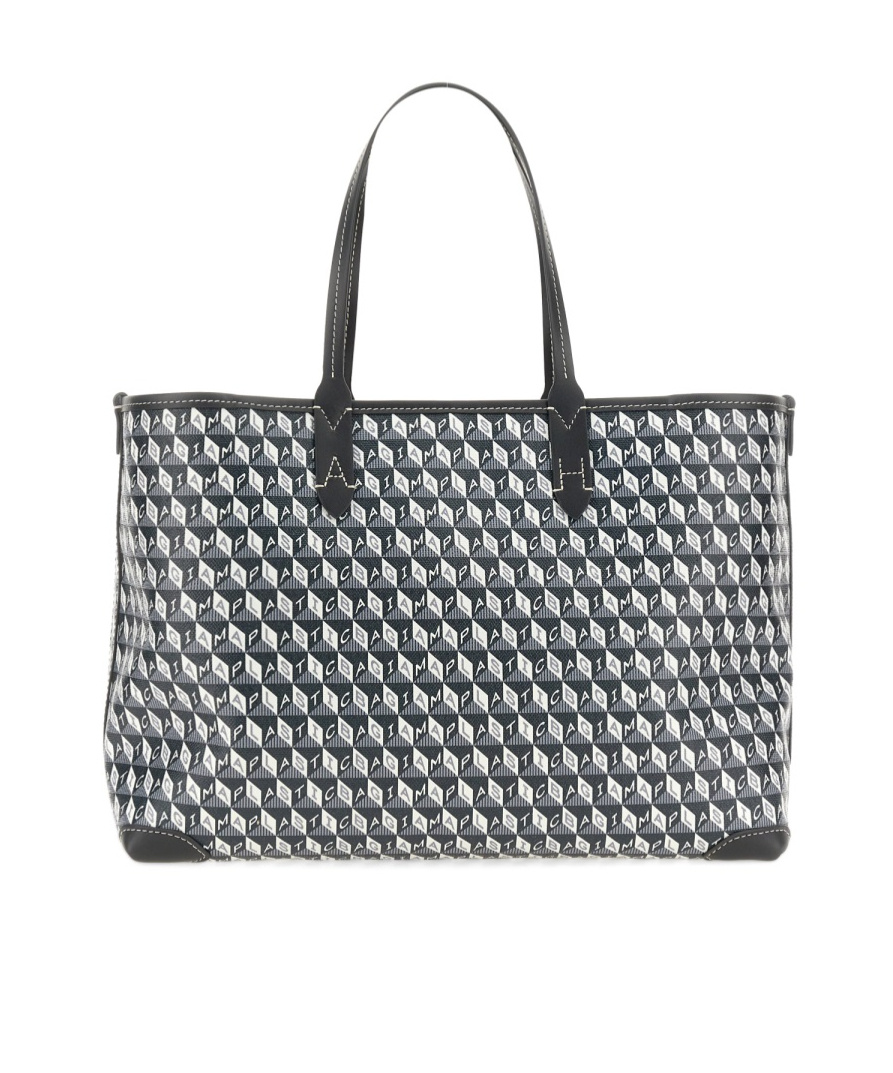 Shop Anya Hindmarch I Am A Plastic Bag Tote In Gray