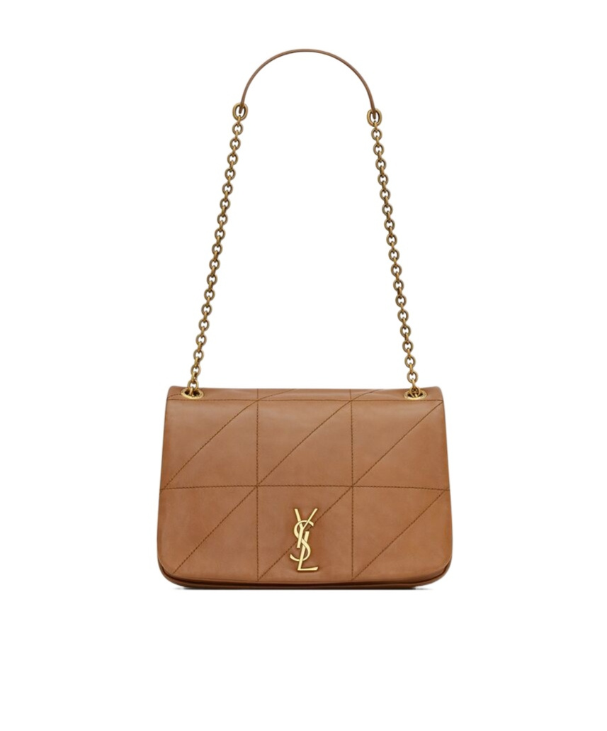 Saint Laurent Jamie Leather Shoulder Bag In Brown