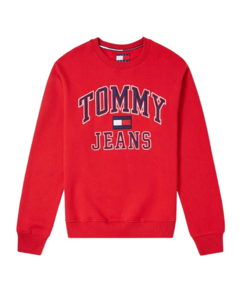 Tommy Hilfiger Logo Details Sweater In Red