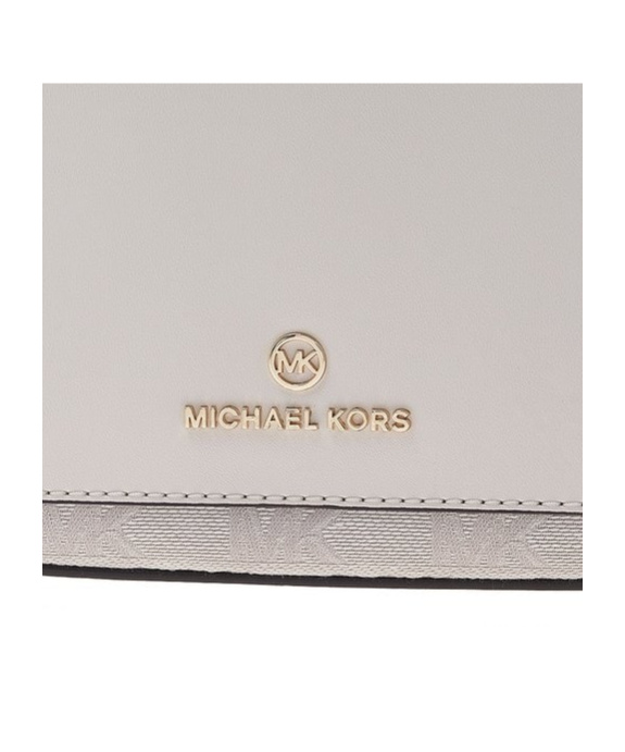 Michael Kors Maeve Monogram-print Bucket Bag In Gray