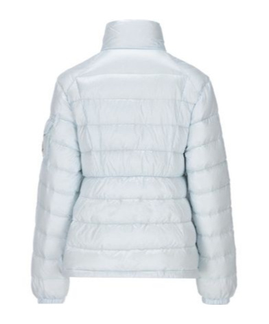 Moncler Aminia Short Style Down Jacket In Blue