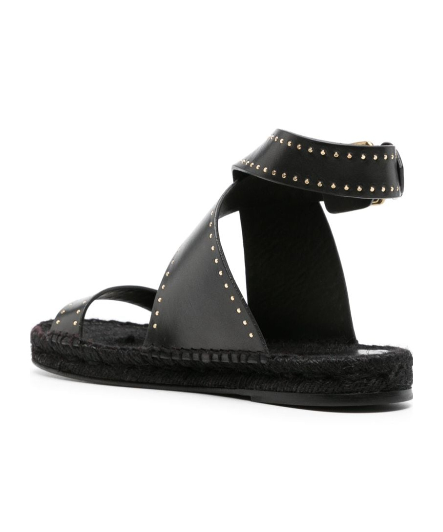 ISABEL MARANT STUDED LEATHER ESPADRILLES
