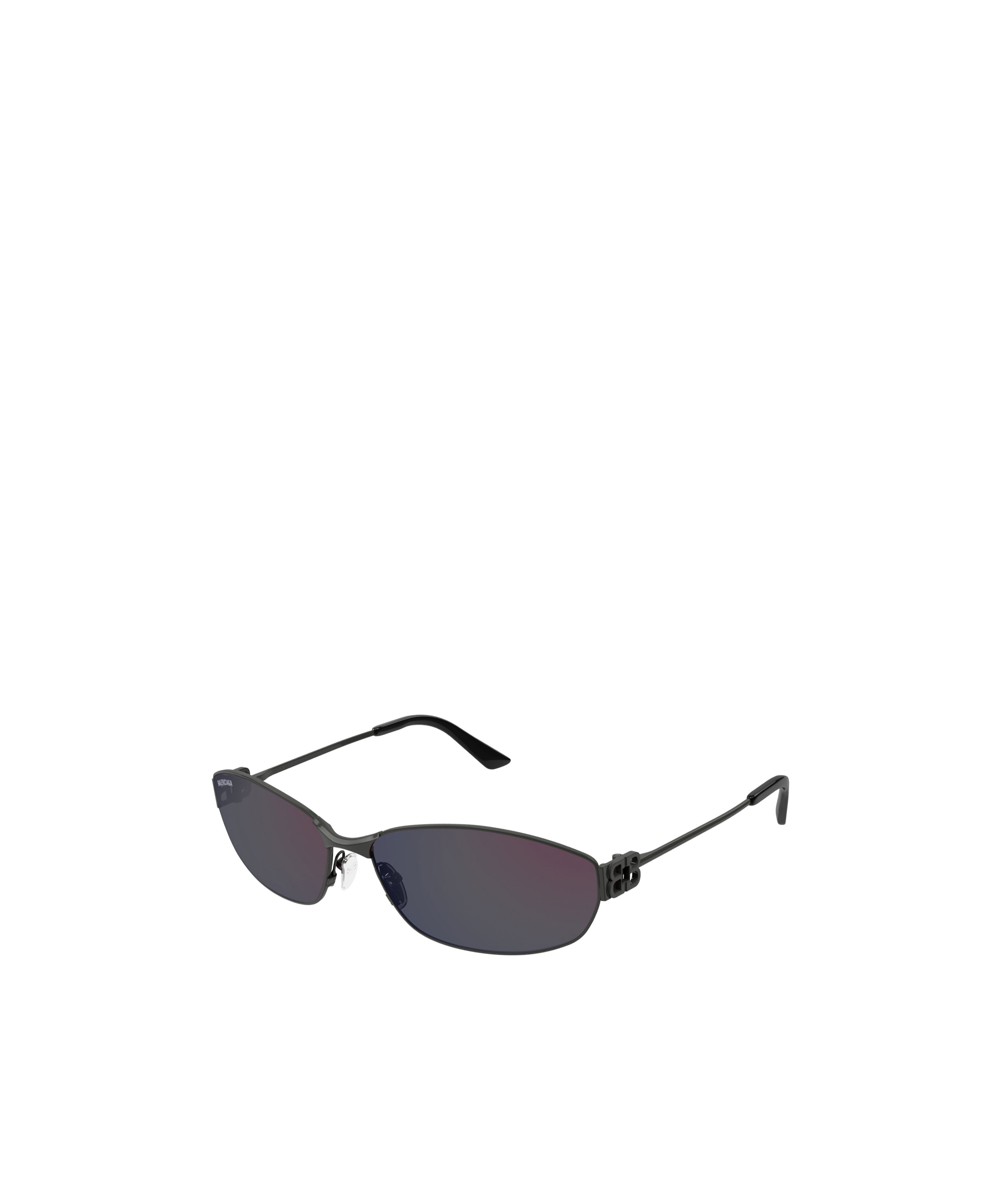 Balenciaga 62mm Oversize Rectangular Sunglasses In Black