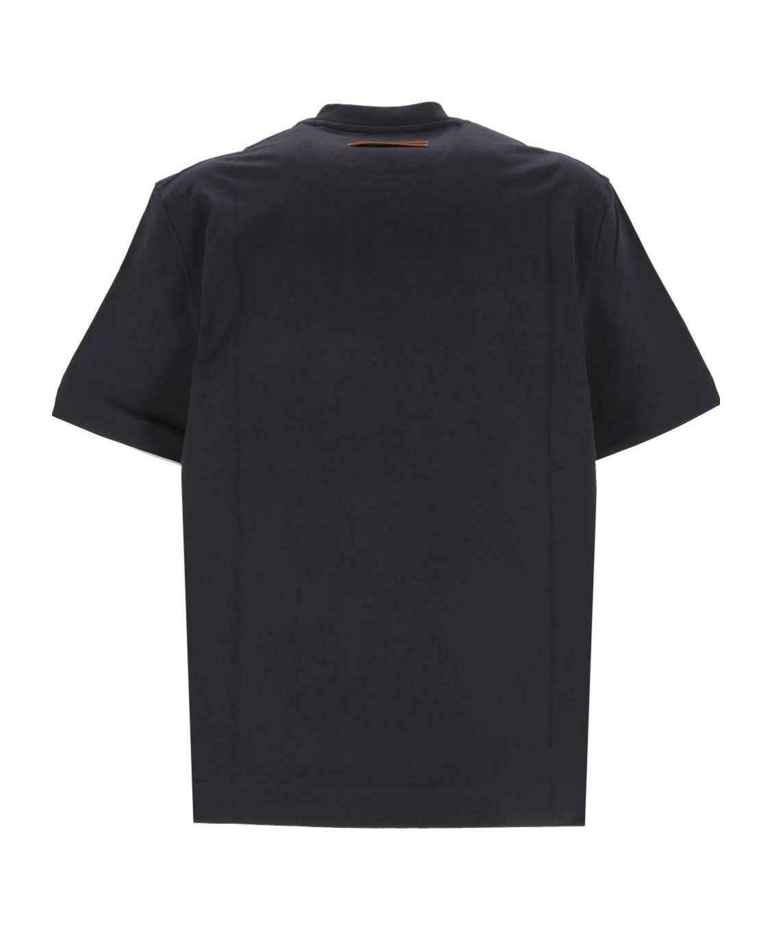 ZEGNA LOGO-APPLIQQUÉ COTTON T-SHIRT