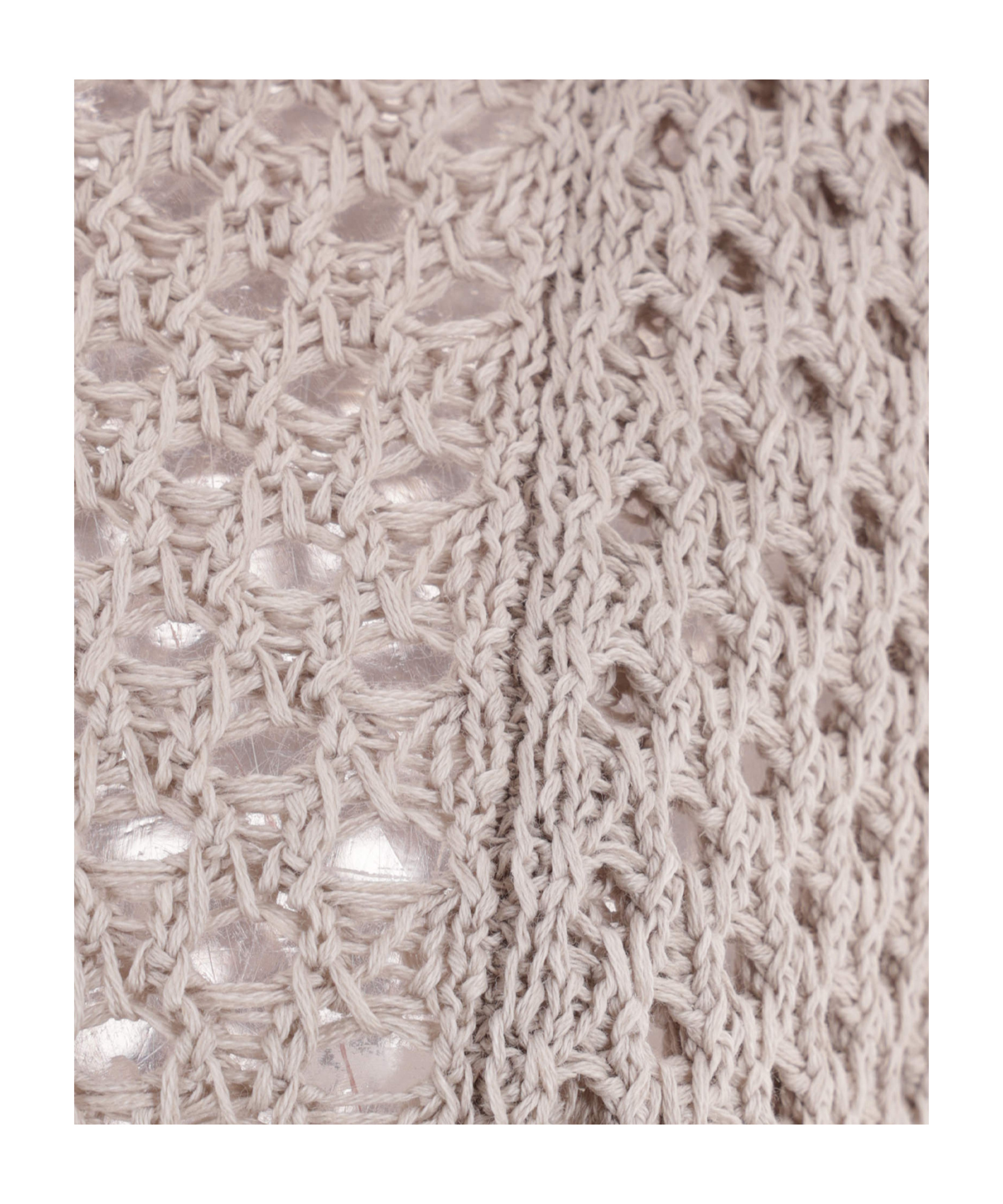 BRUNELLO CUCINELLI BRUNELLO CUCINELLI OPEN-KNITTED SHORT SLEEVED POLO JUMPER