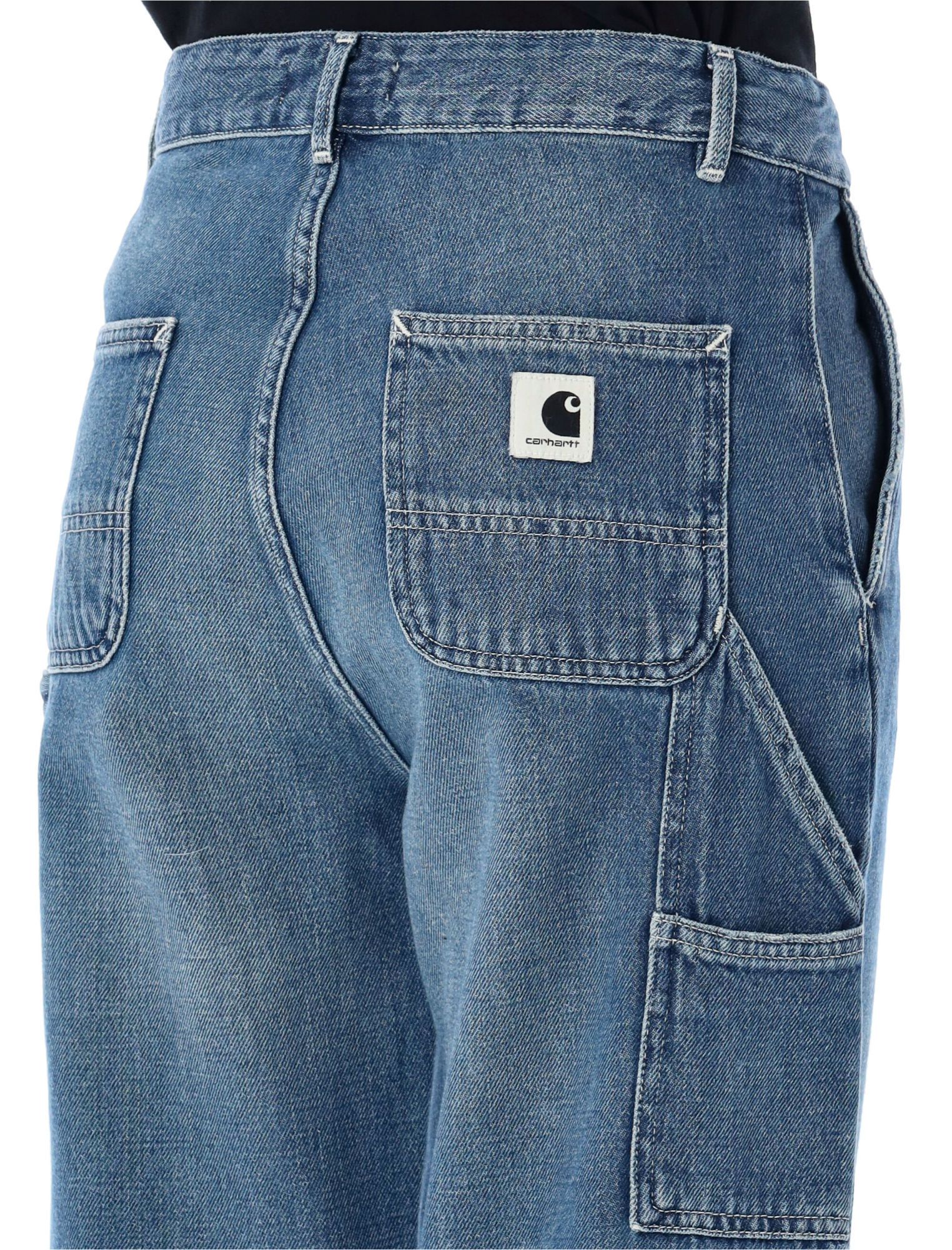 Carhartt Pierce Straight-leg Organic Cotton Jeans In Blue