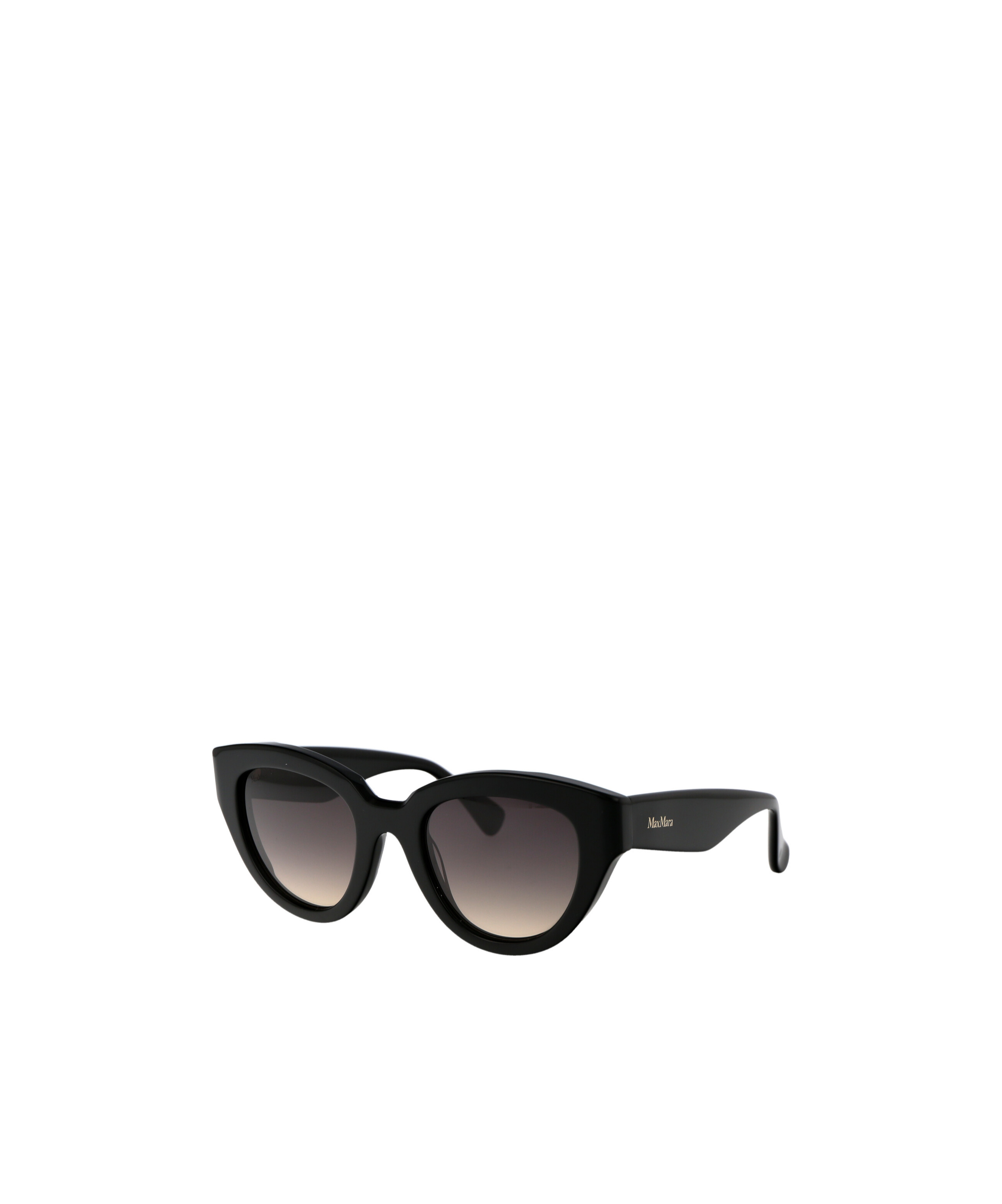Max Mara Geometric Frame Sunglasses In Black