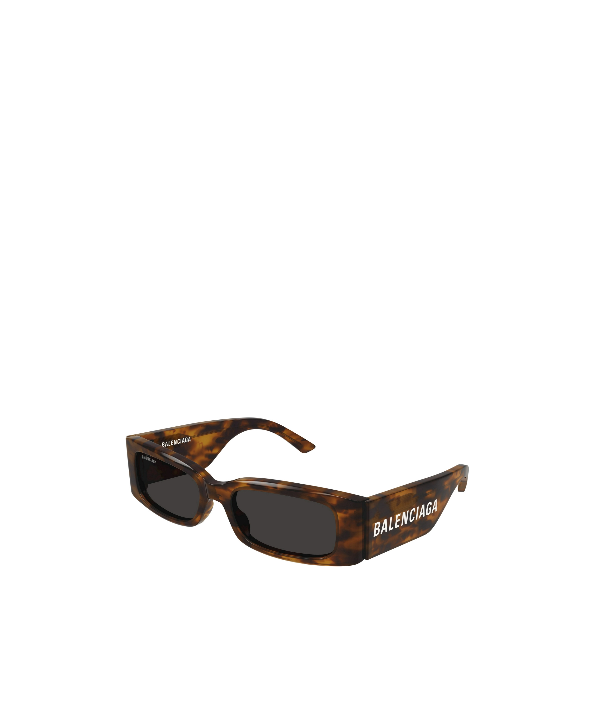 Balenciaga Grey Rectangular Ladies Sunglasses Bb0096s 001 51 In Black