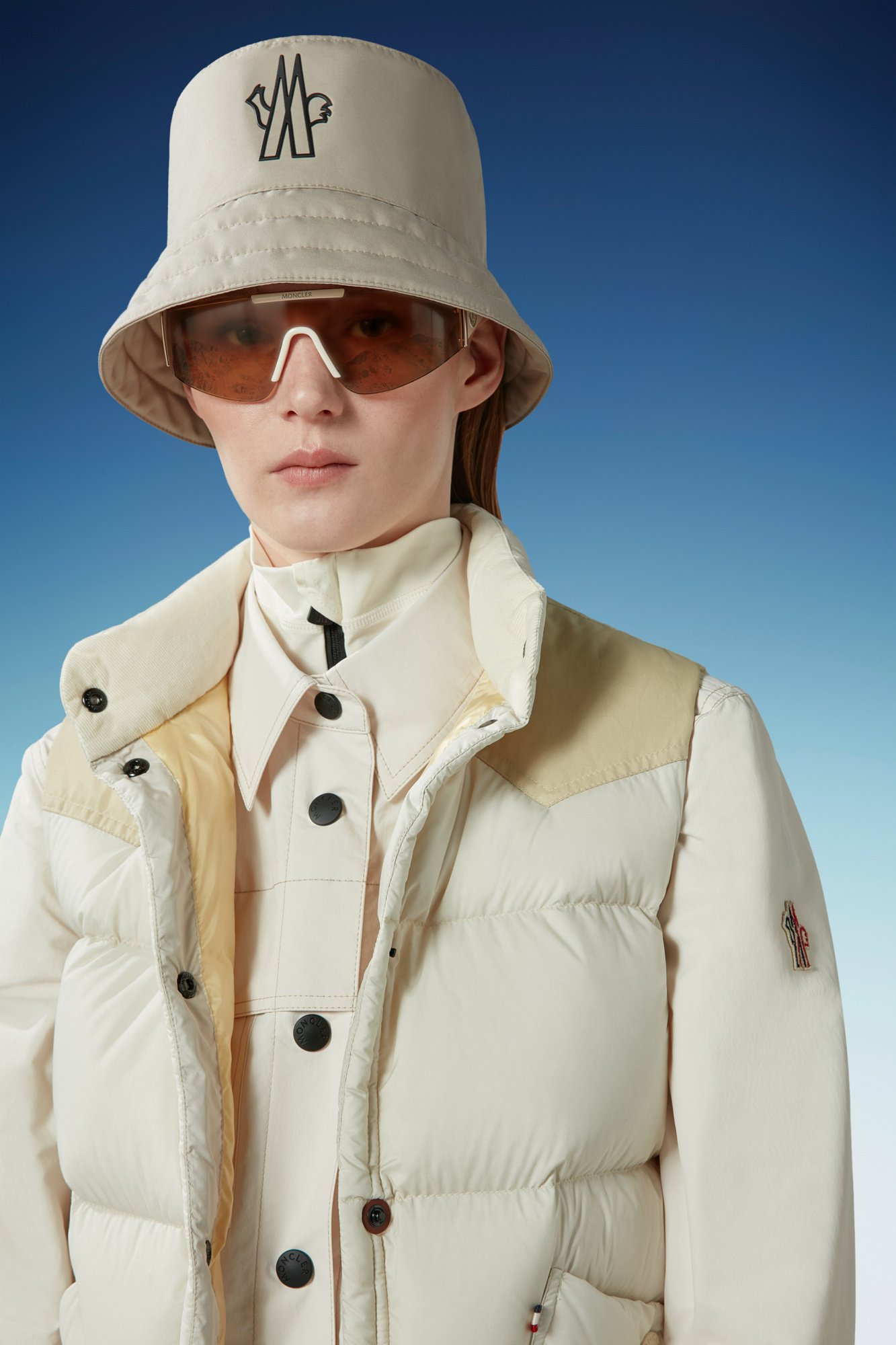 Moncler Sorapis Down-filled Gilet In White