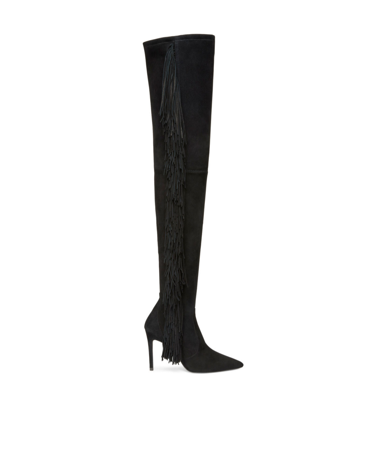 Stuart Weitzman Ultrastuart Fringe 100mm Boots In Black