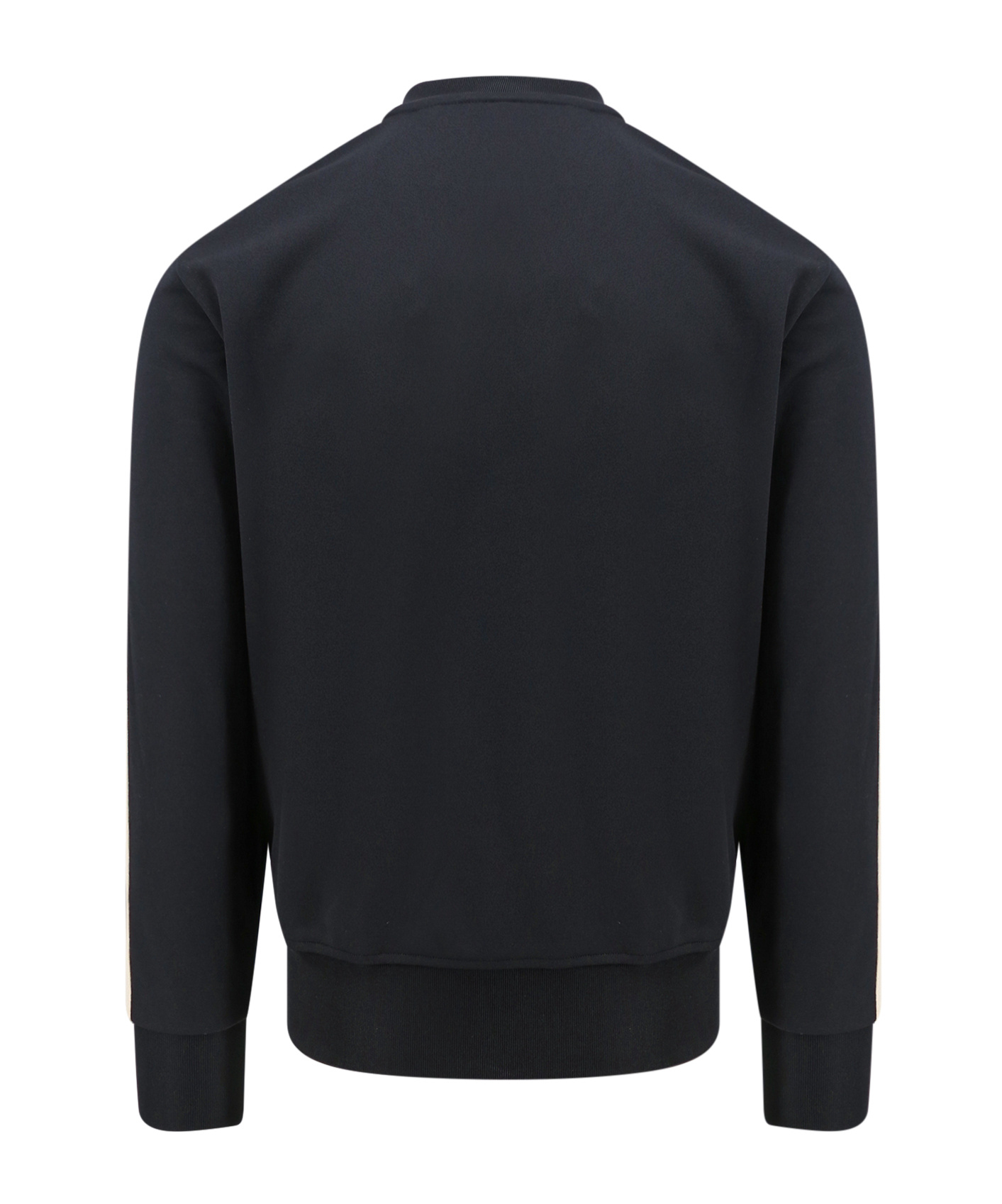 Palm Angels 'track' Sweatshirt Featuring High Collar In Black