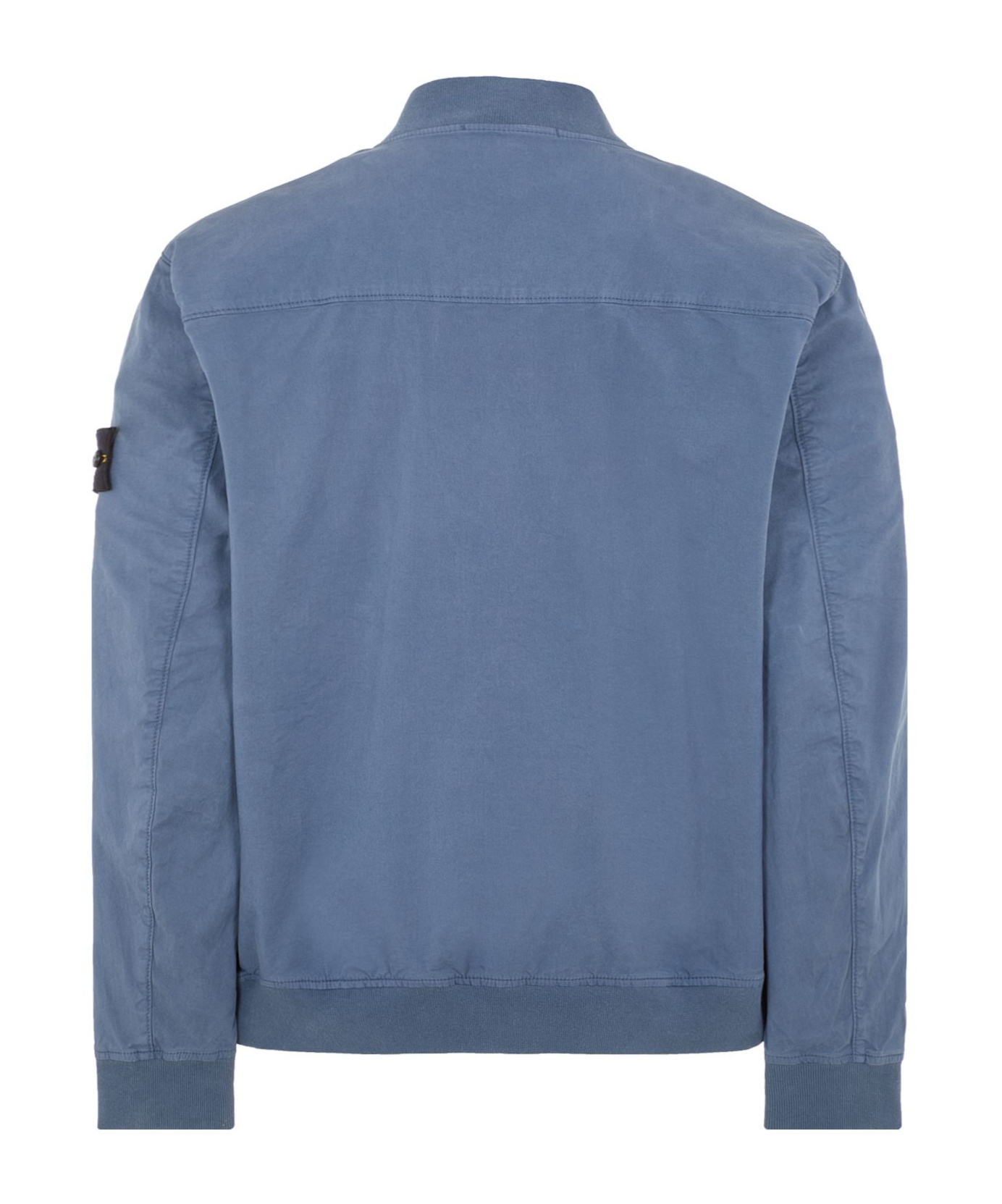 Stone Island Compass-badge Bomber Jacket In Blue