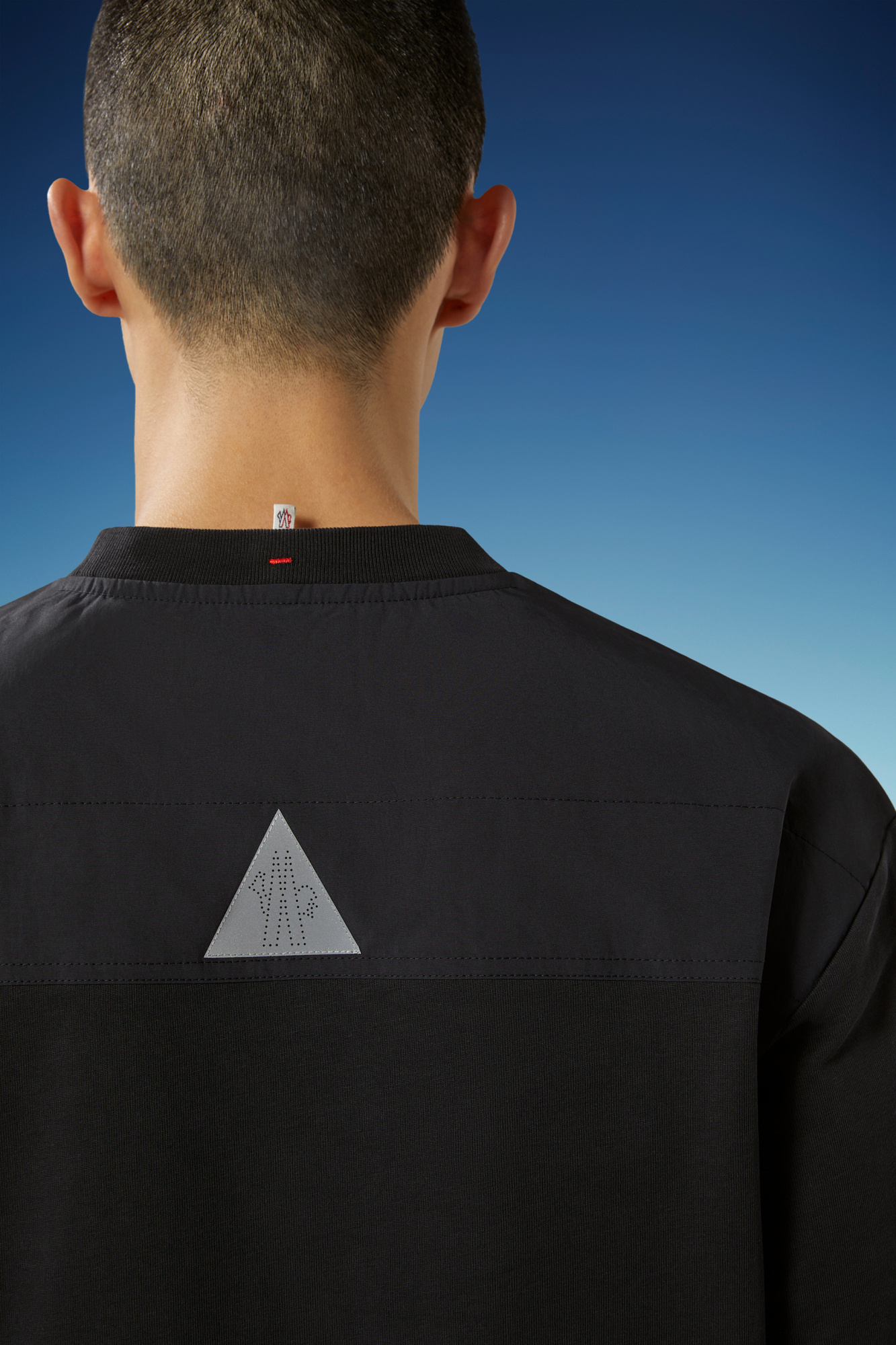 Moncler Logo-patch Cotton T-shirt In Black