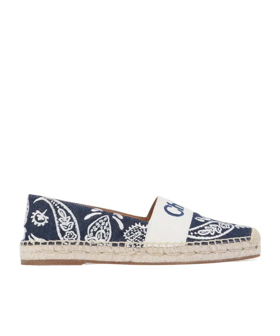 CHLOÉ PIIA DENIM ESPADRILLES
