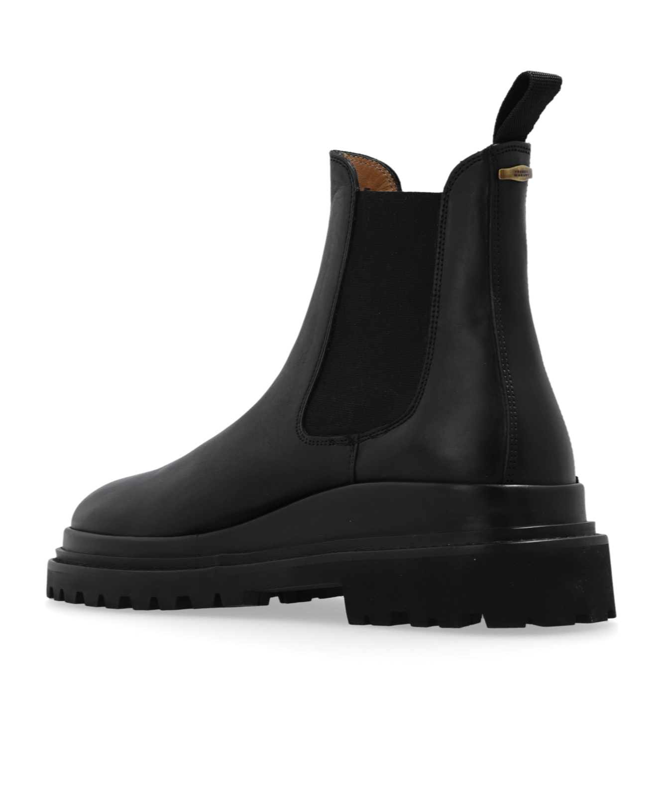 Isabel Marant Castay Leather Chelsea Boots In Black
