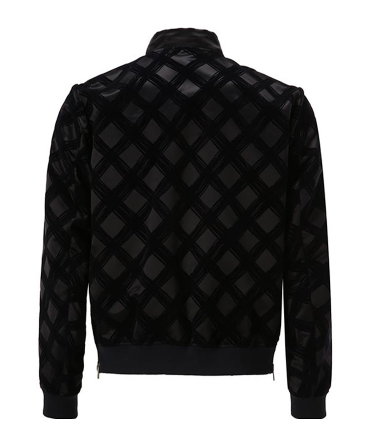 Giorgio Armani Long-sleeved Cotton Suit In Black