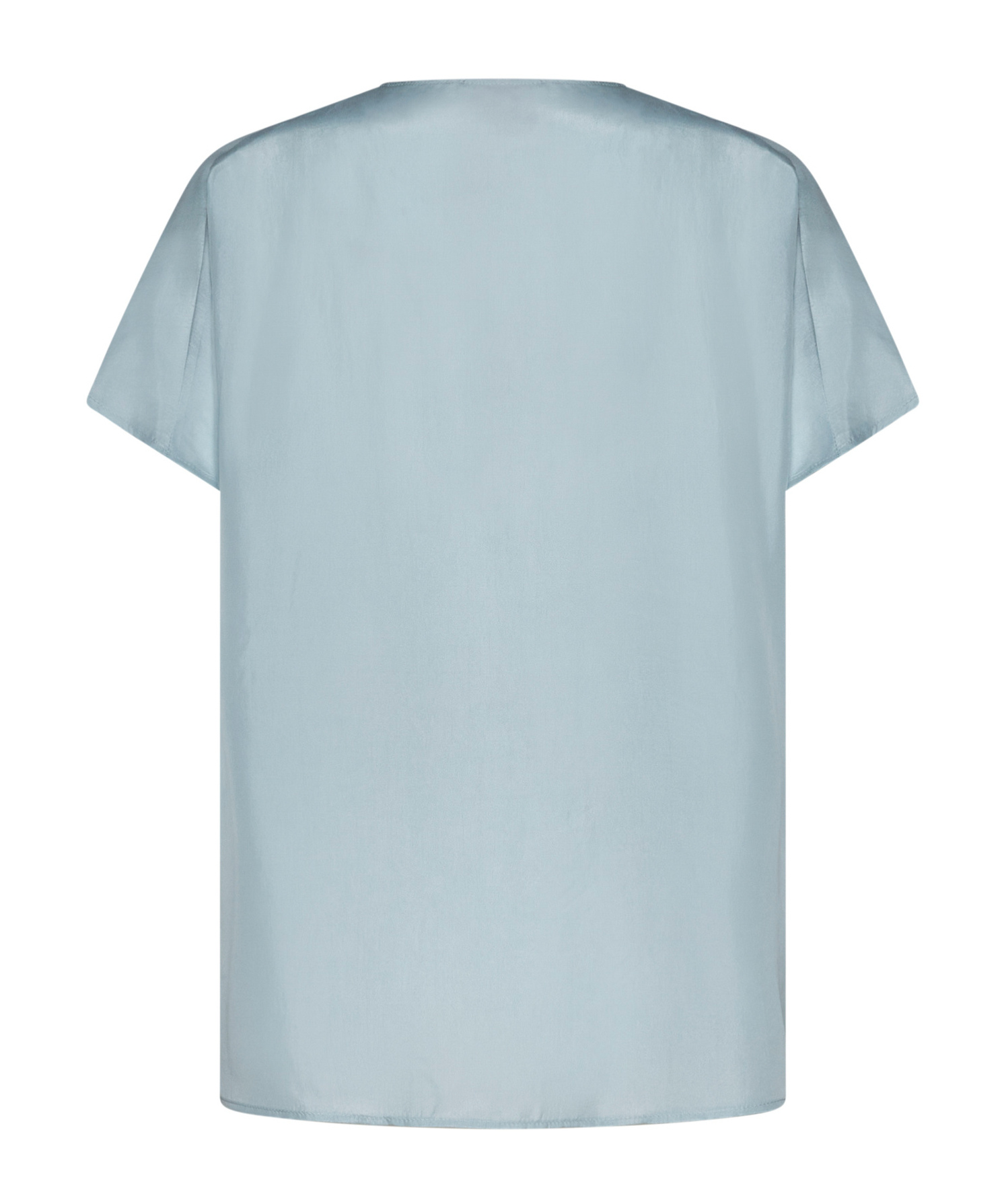 ALYSI V-NECK SILK T-SHIRT