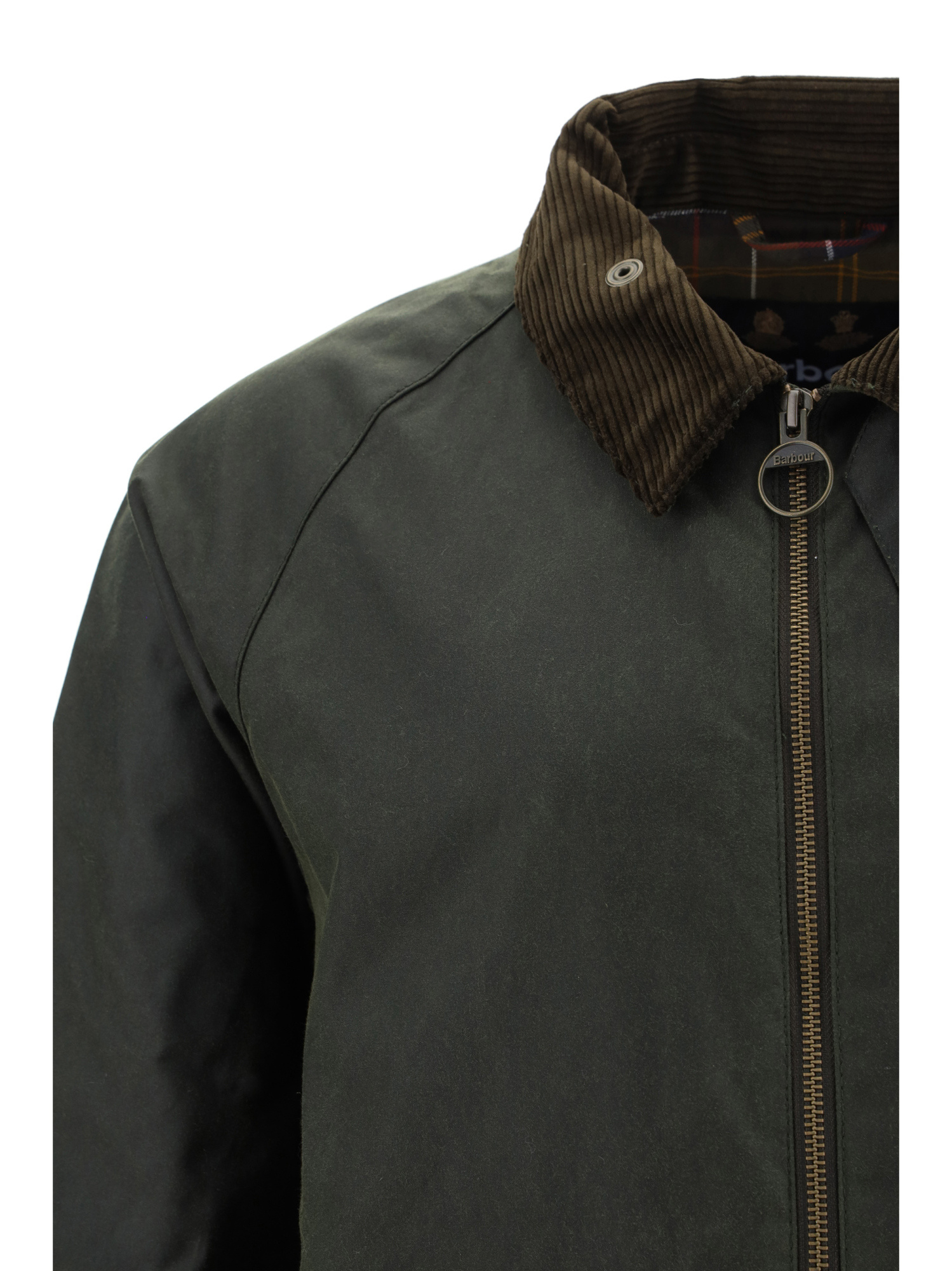 Barbour Bedale Coated-finish Jacket In Black