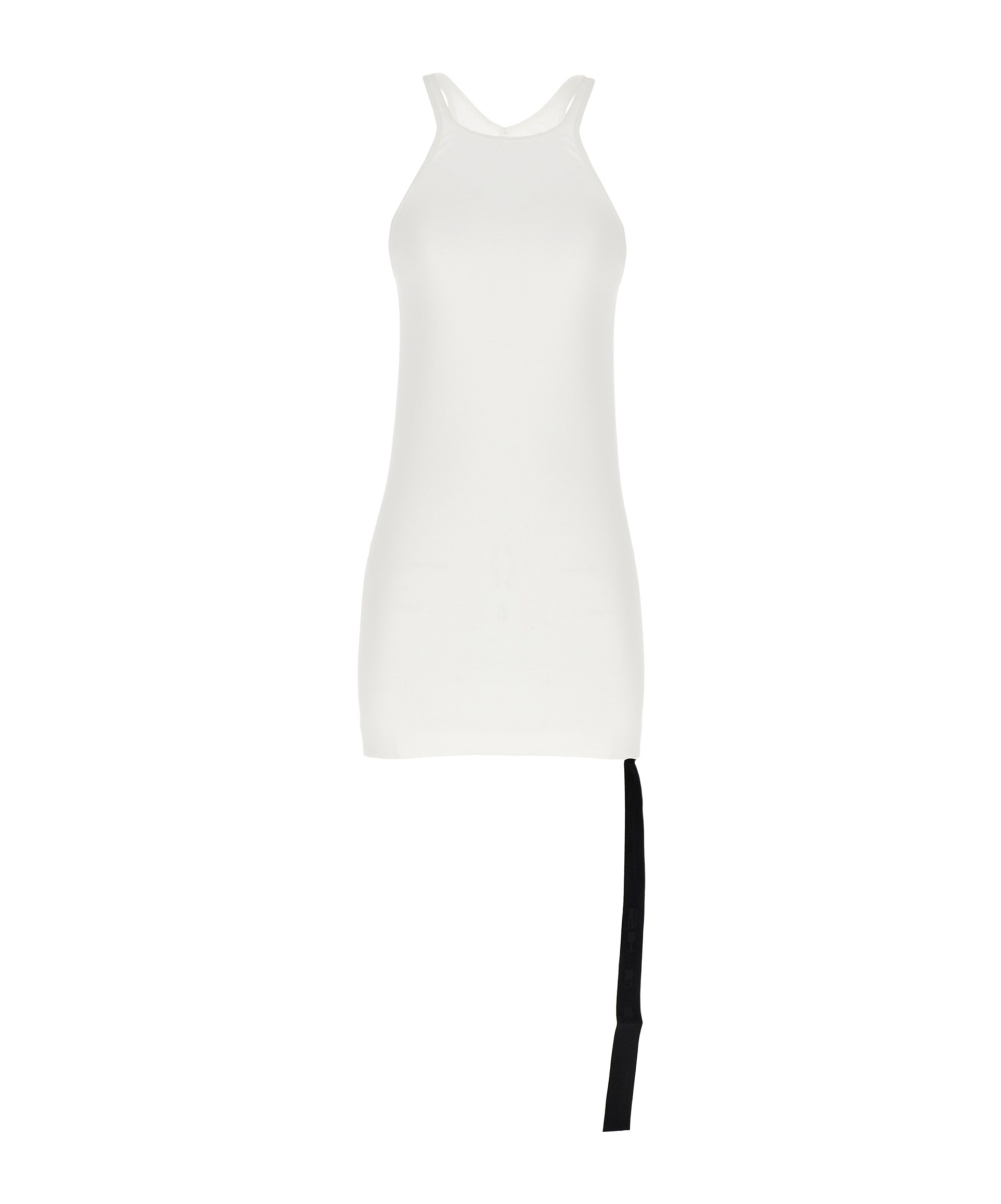 Rick Owens Drkshdw Womens Milk Racer Shoulder-straps Cotton-jersey Top In White