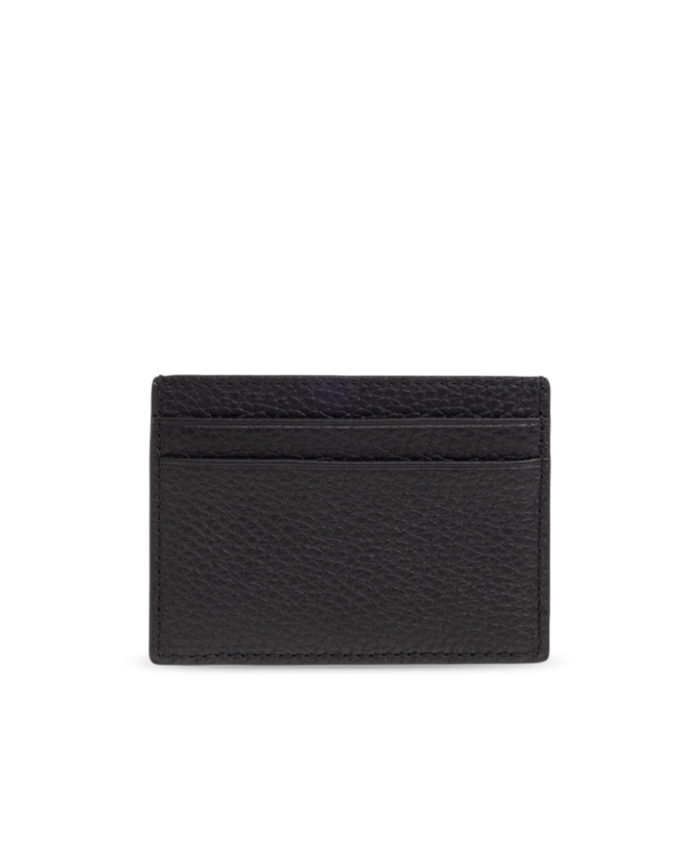 Bally Thar Leather Card Holder In Black