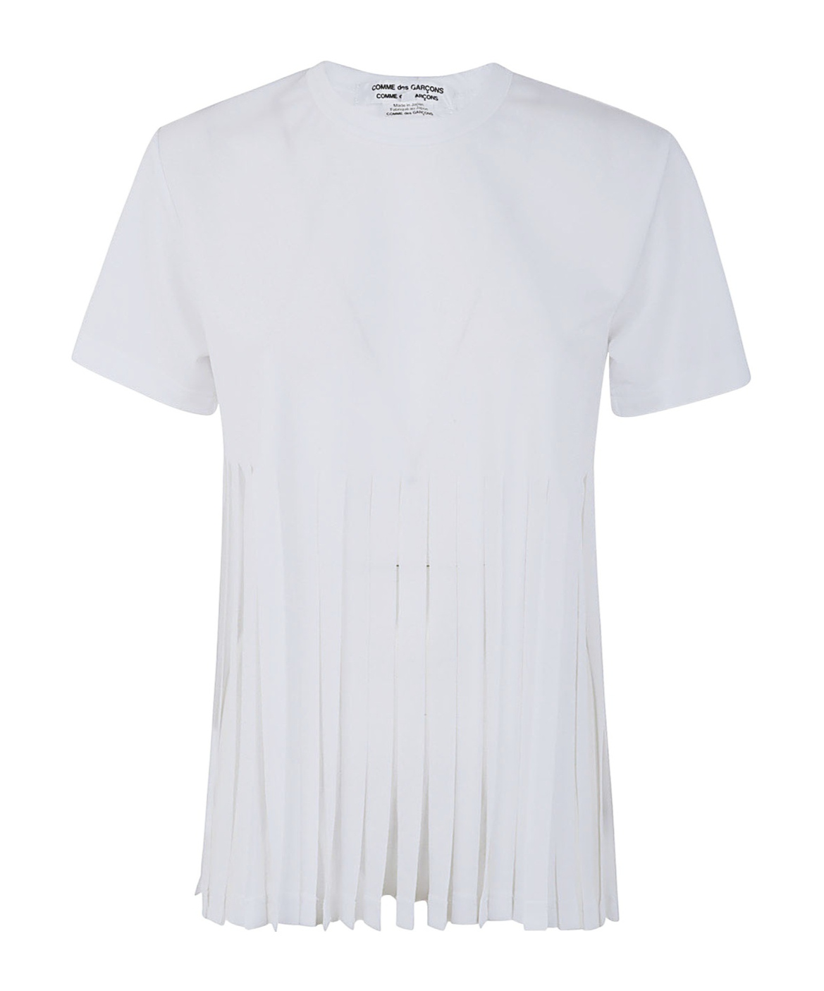 COMME DES GARÇONS T-SHIRT WITH ROUND NECK AND SHORT SLEEVES