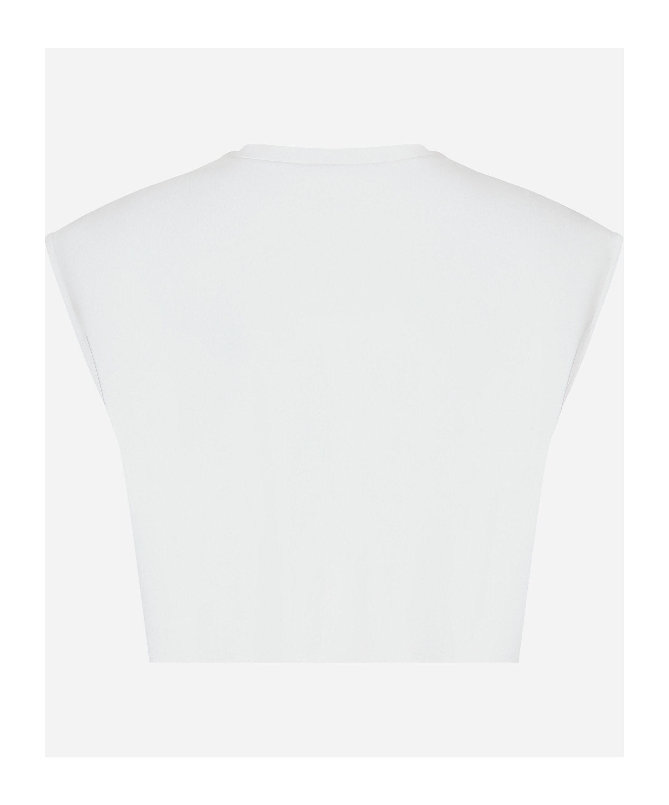 Dolce & Gabbana Rose-appliqué Cropped T-shirt In White