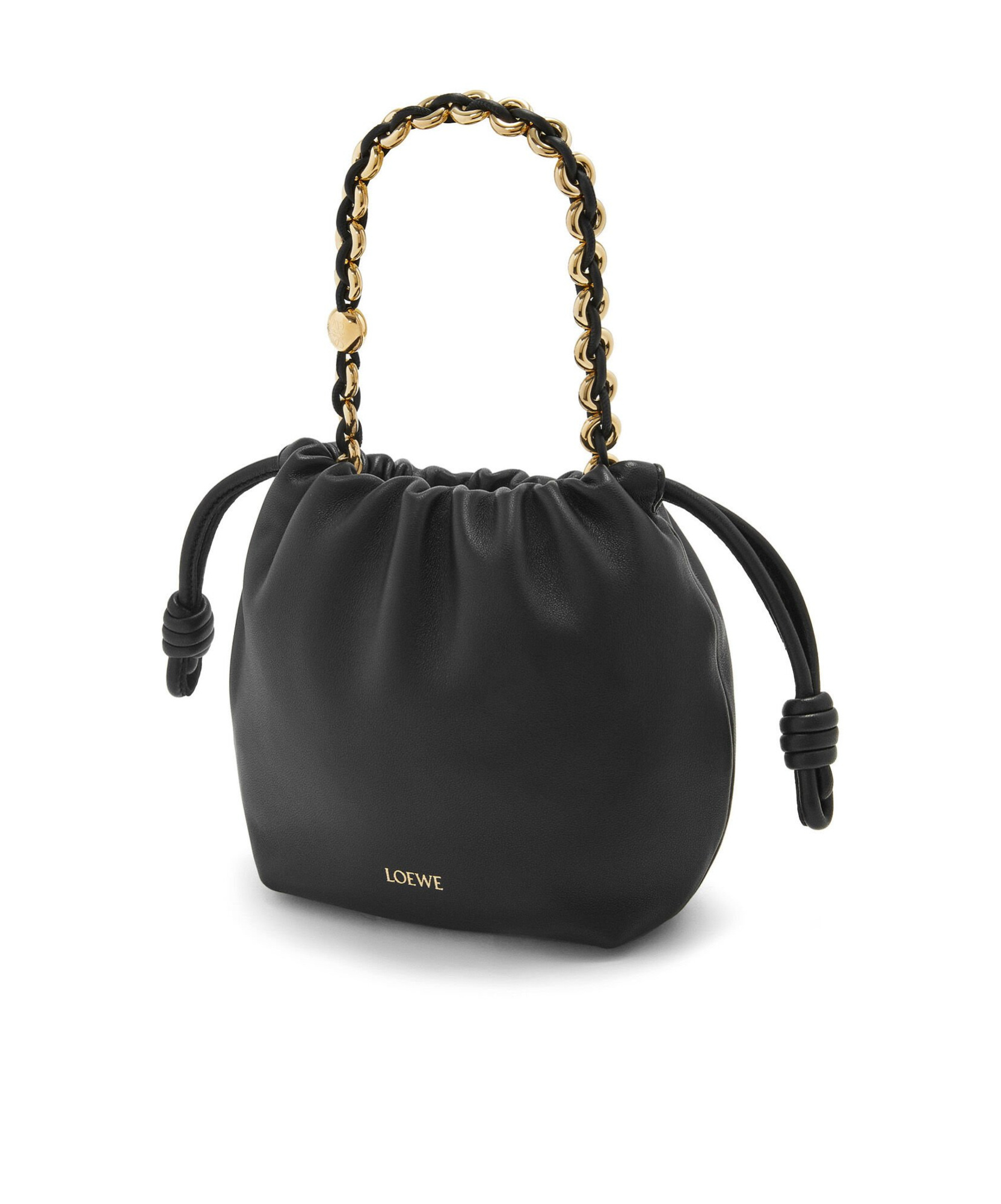 Loewe Bucket Shoulder Bag In Black