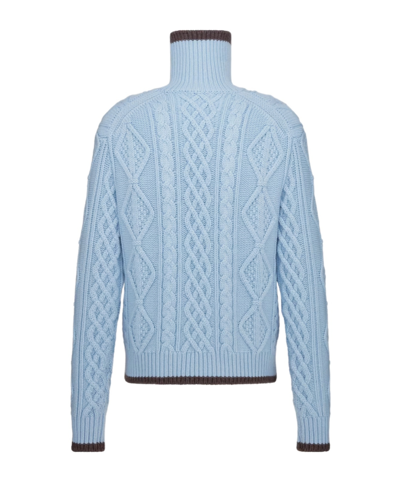 Dior Wool And Cashmere Knitted Sweater In Blue