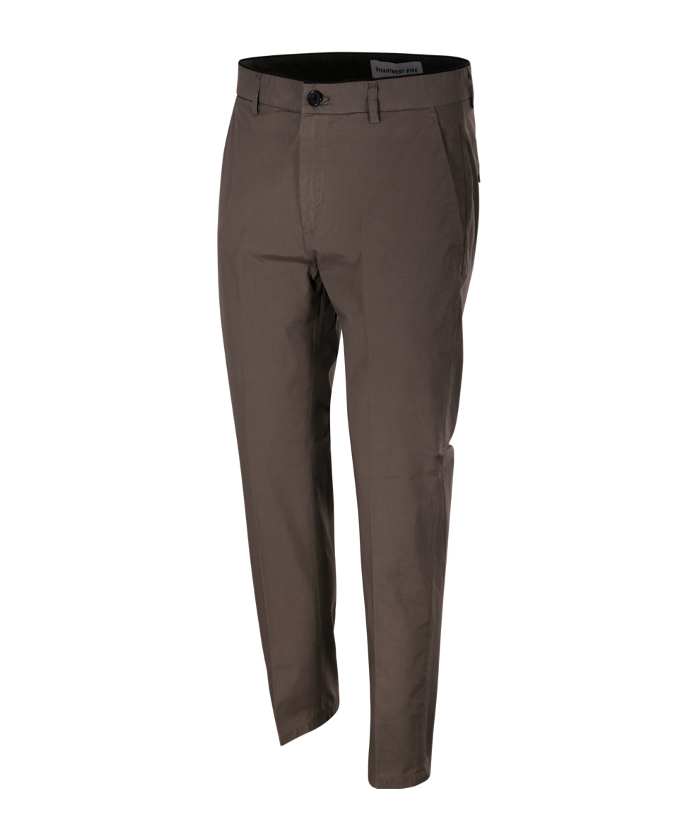 Department Five Belt Loop Casual Pants In Brown