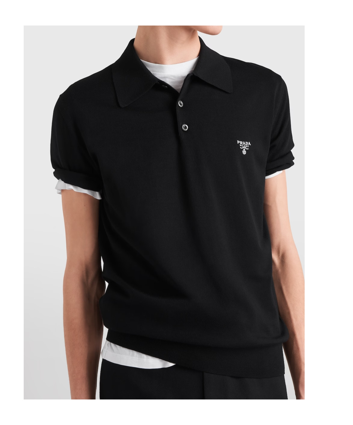 Prada Logo-print Short-sleeve T-shirt In Black