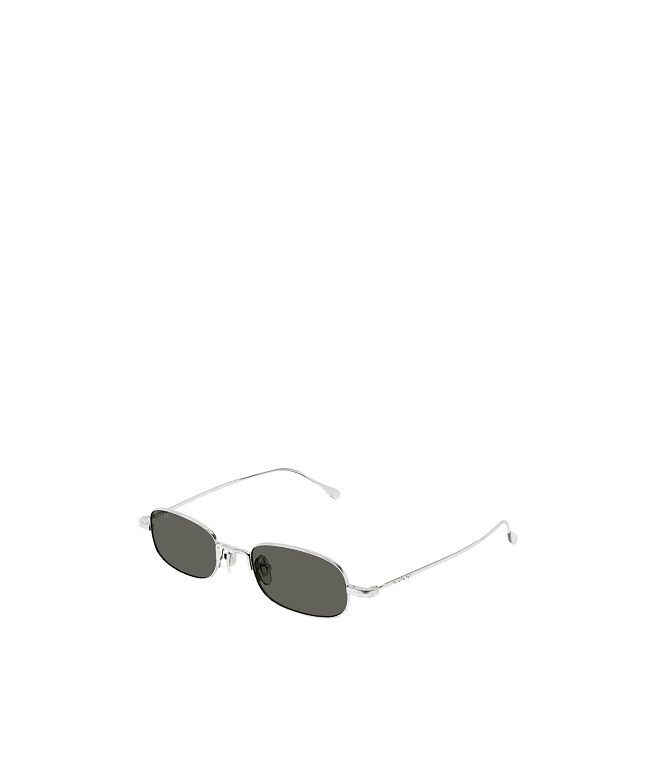 Gucci Oval-frame Sunglasses In Black