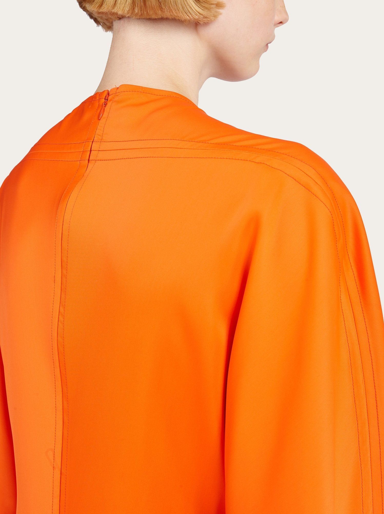Ferragamo Maxikleid Mit V-ausschnitt In Orange