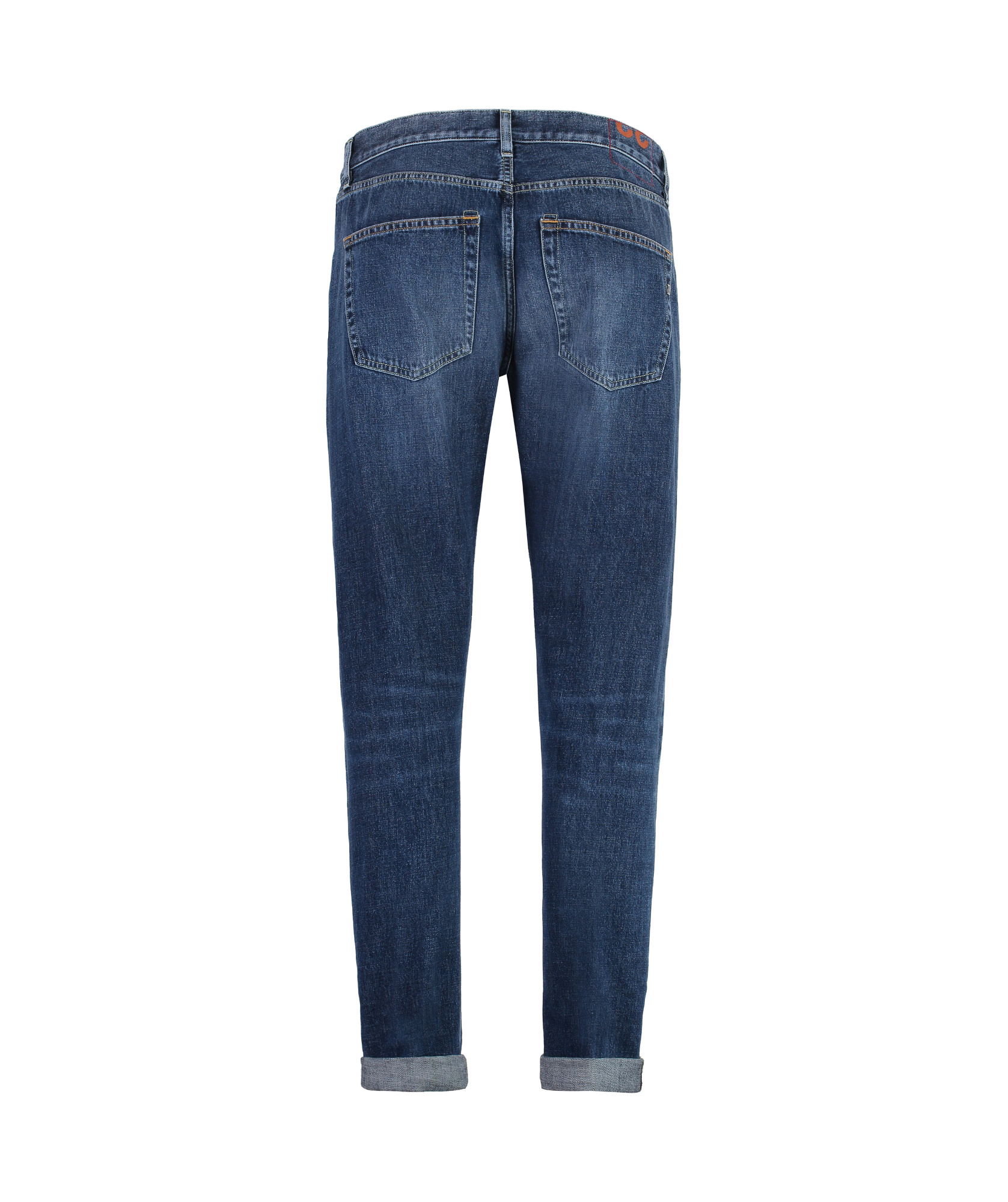 Dondup Icon Stretch Cotton Jeans In Blue